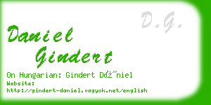 daniel gindert business card